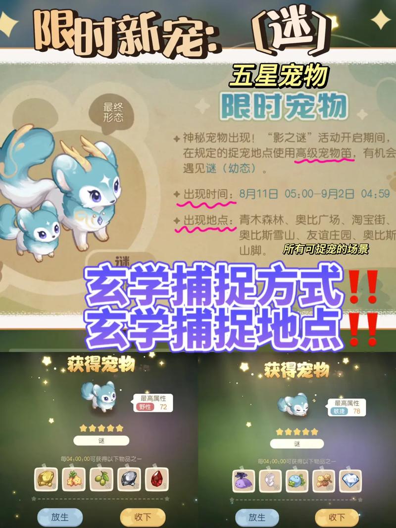 梦幻手游捉稀有宠技巧