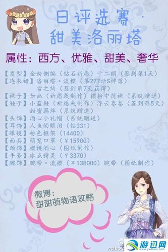 甜甜萌物语10月18日评选赛攻略