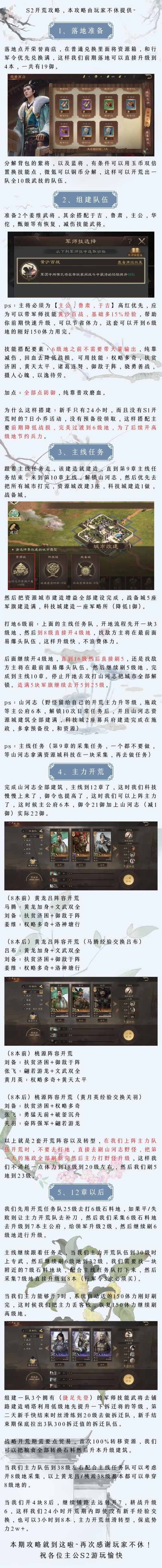 霸业手游攻略