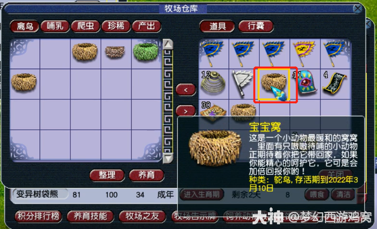 梦幻西游牧场新手攻略