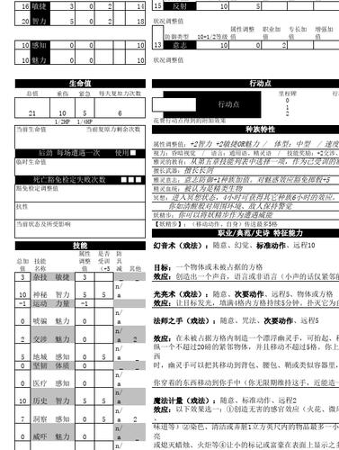 龙与地下城十三种职业