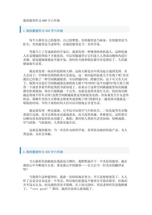 我的六年级作文