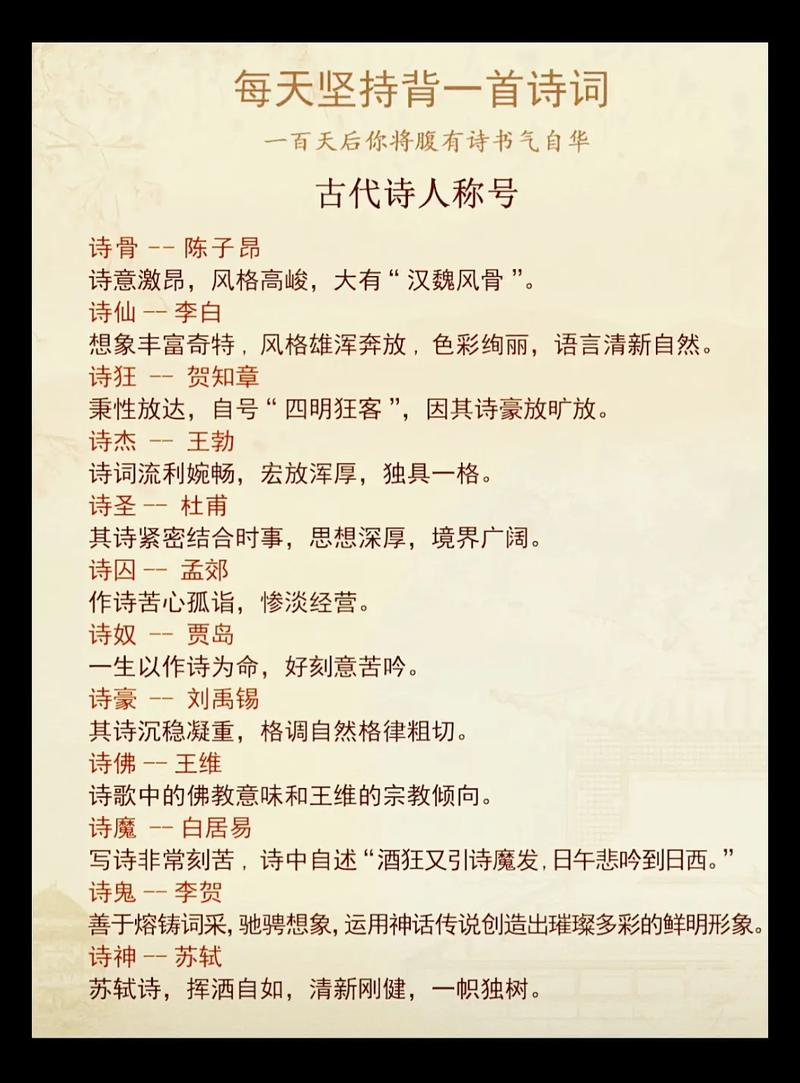 李白的称号有几个