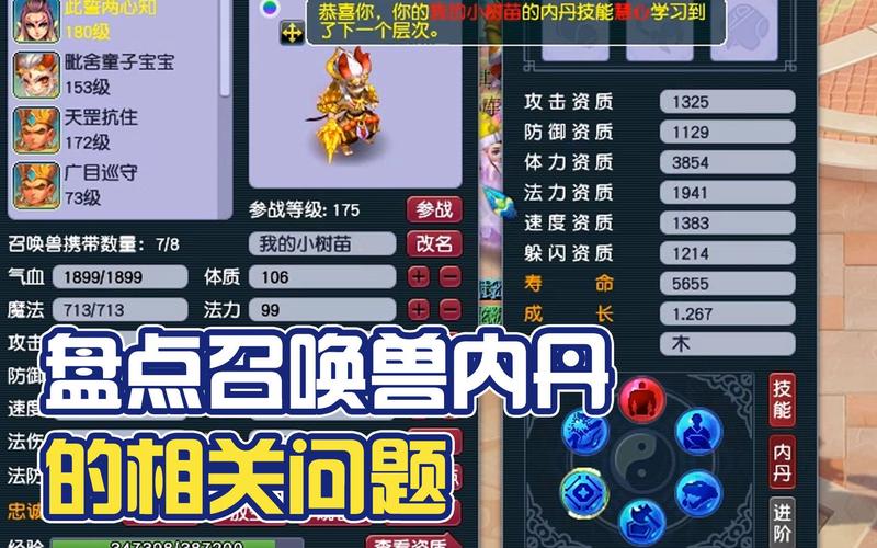 《梦幻西游2》内丹效果一览