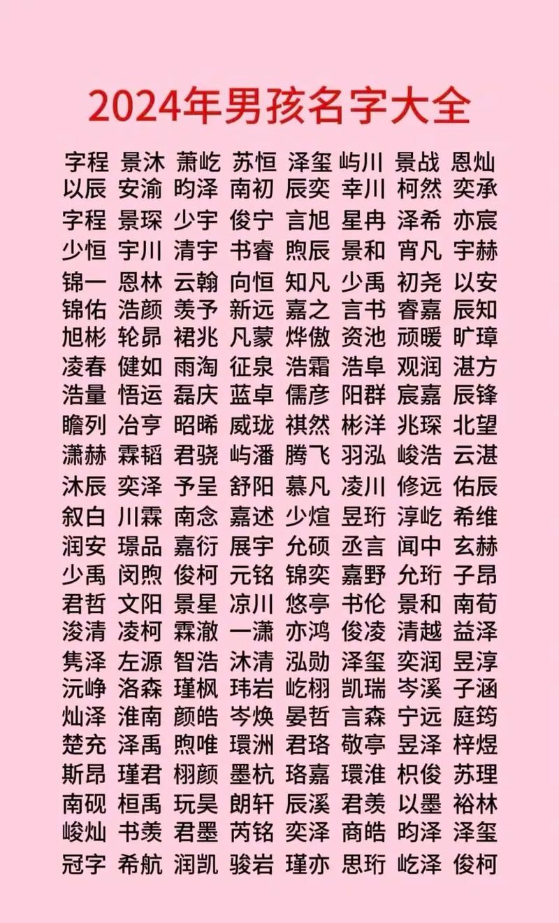 男孩小名大全2022常用的男孩小名起名方法