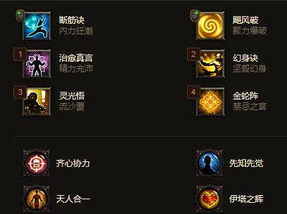 diablo3武僧刷炼狱用什么被动技能