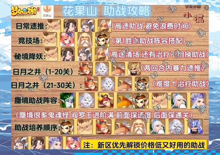 《梦幻西游》手游伙伴选择与搭配攻略