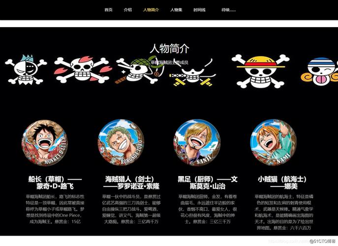 求海贼王所有人物介绍(带图)谢谢