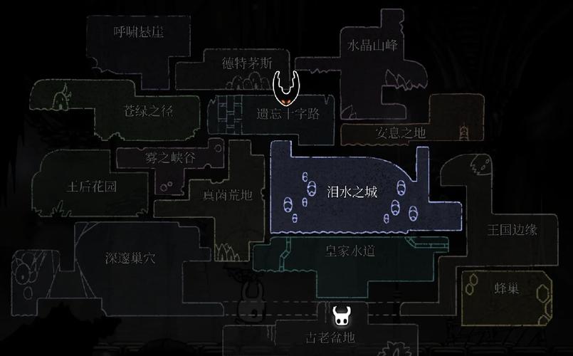 空洞骑士地图探索顺序是什么?