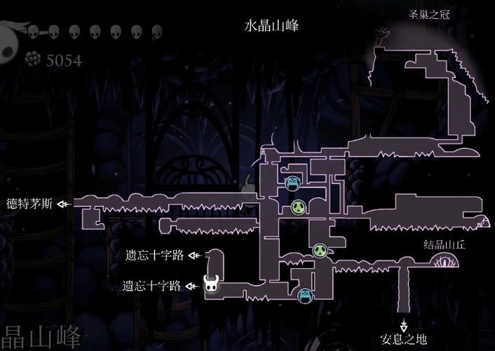 空洞骑士地图探索顺序
