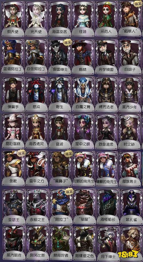 第五人格值得买的紫皮有哪些?
