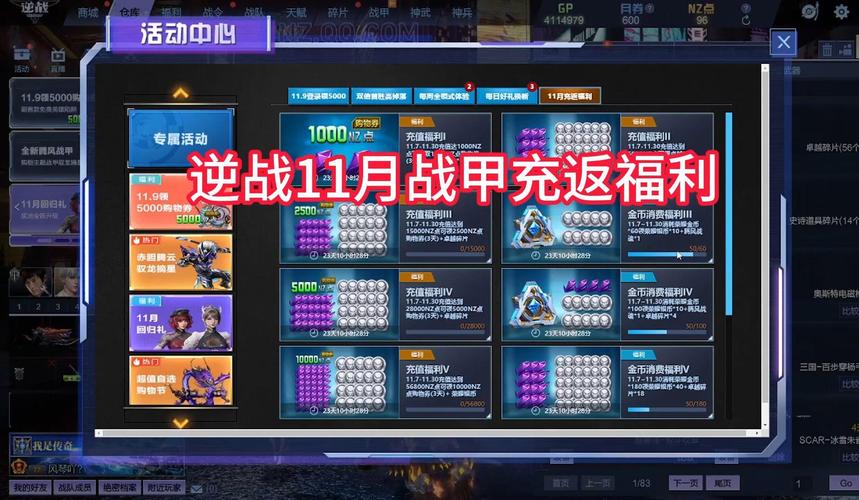 逆战每日福利老兵享特权有什么奖励?