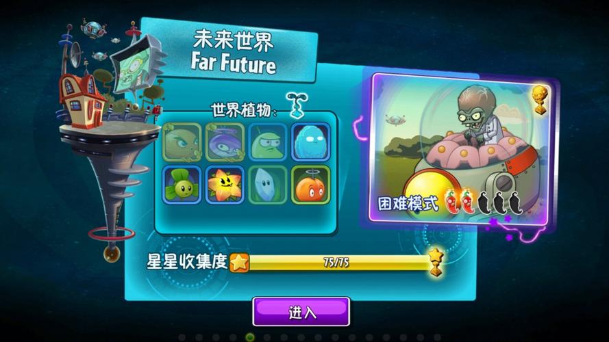 植物大战僵尸2未来世界怎么过