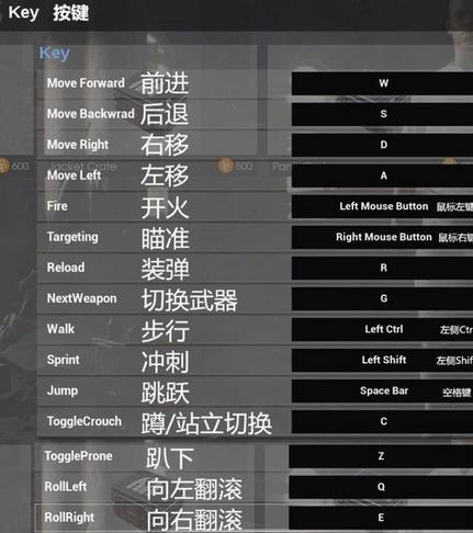 绝地求生大逃杀吃鸡按键技巧