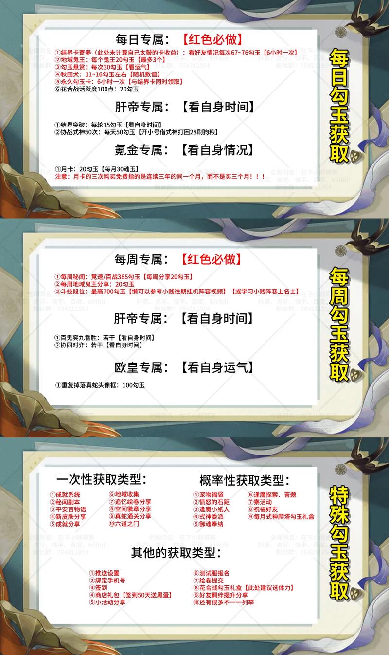 阴阳师:常见勾玉获取途径和方法汇总