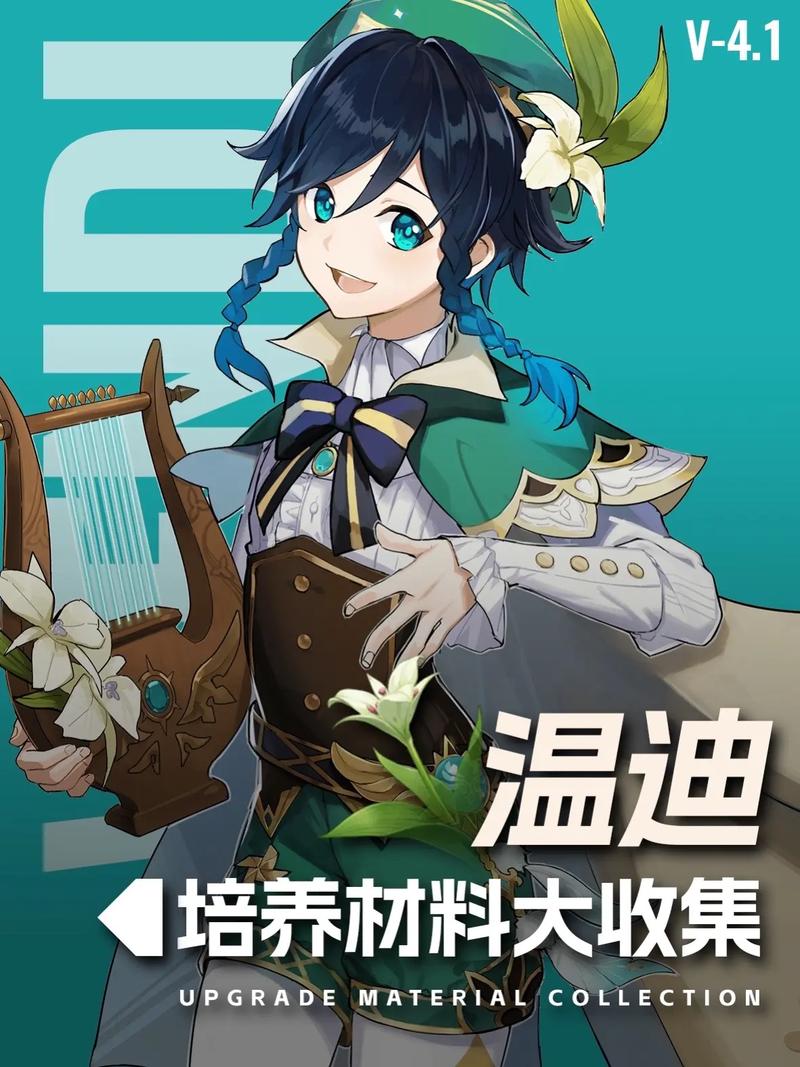 原神温迪突破材料所需要的数量以及获取方式