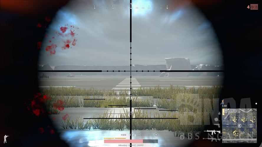 绝地求生大逃杀瞄准视角怎么都在左边