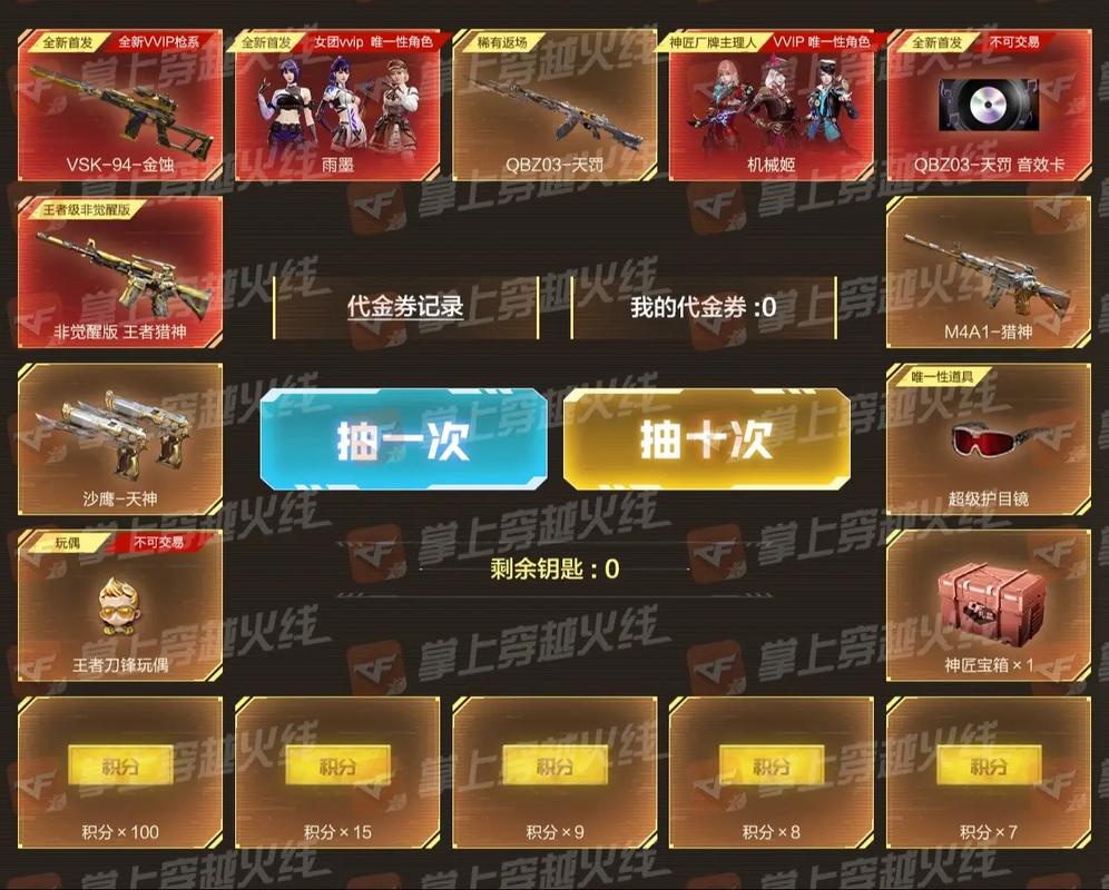 cf活动大全
