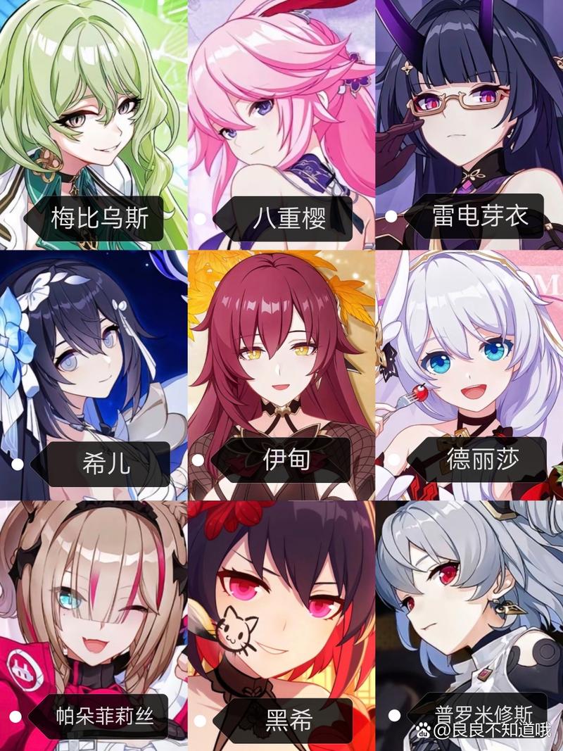 崩坏3rd角色大全