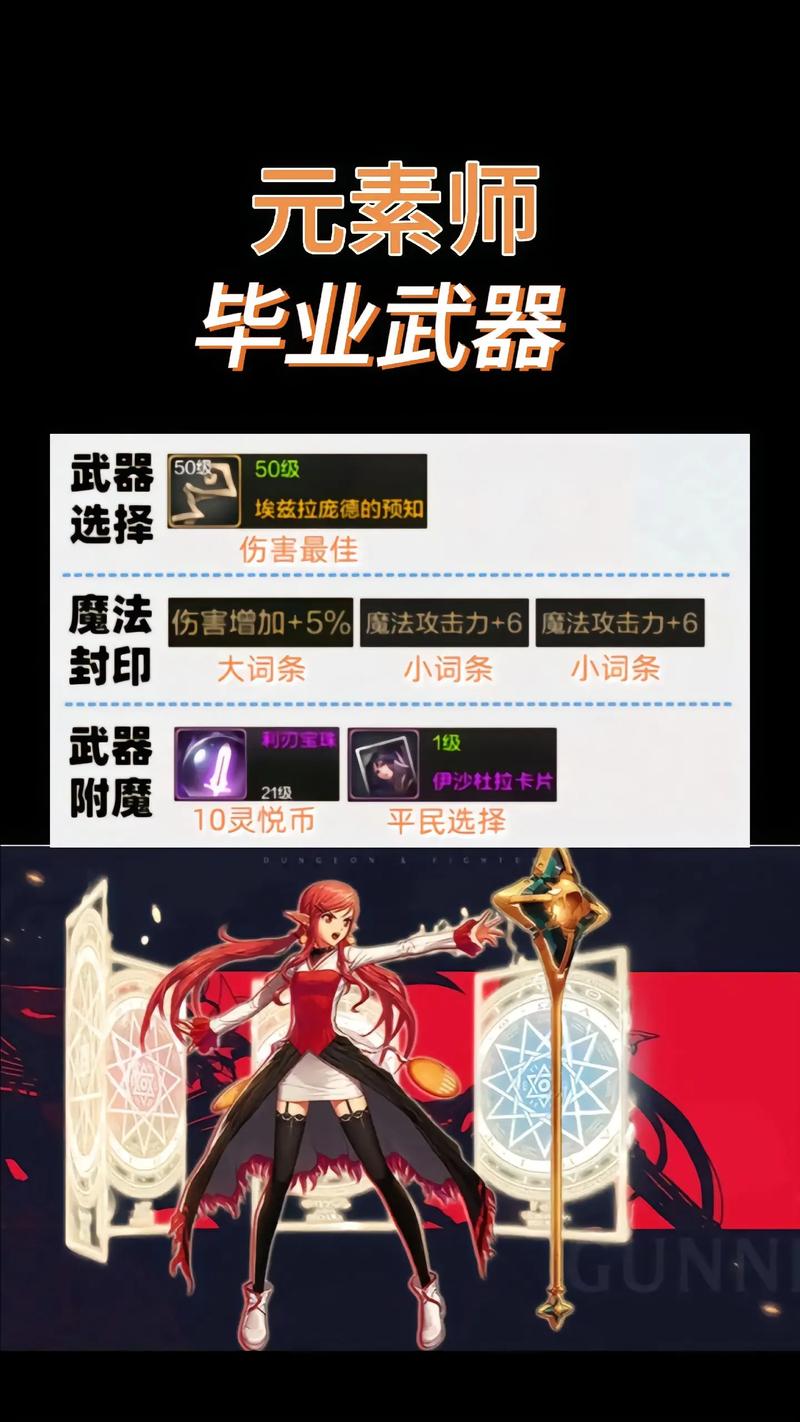 DNF手游元素师带什么武器好_元素师备选择推荐