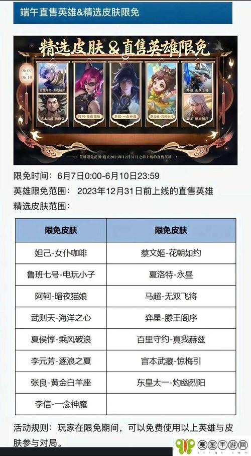 王者荣耀端午节活动2023攻略-王者荣耀端午节活动玩法奖励介绍