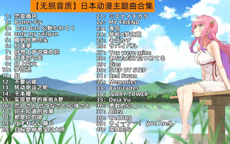 推荐几个好听的动漫或者日文歌曲