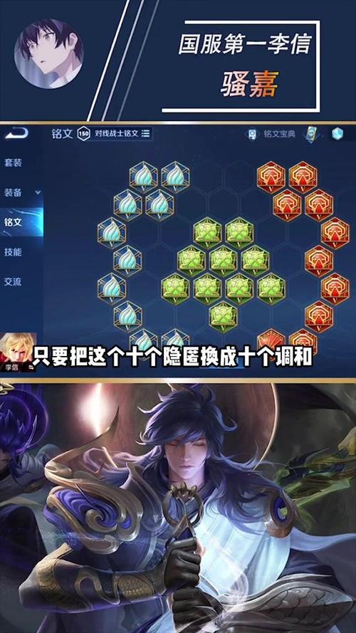 李信出装和铭文