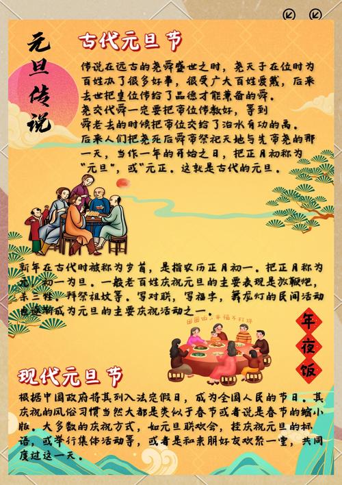 元旦节的习俗