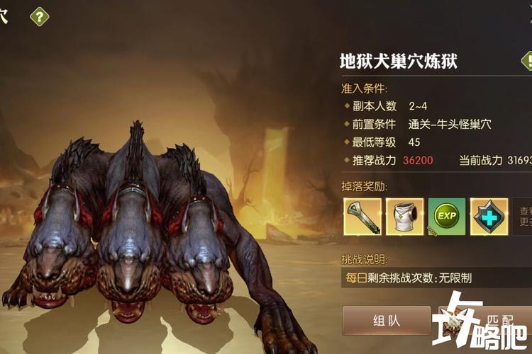 通关龙之谷新版本地狱犬巢穴以后可以得到哪些奖励?