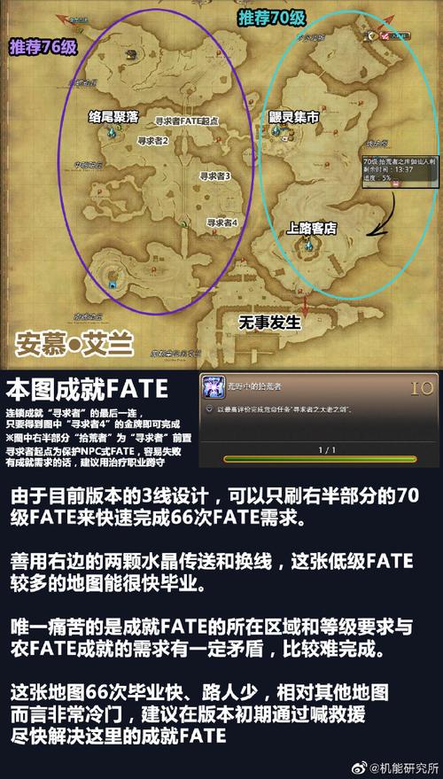 《最终幻想14》1~50级危命任务升级路线