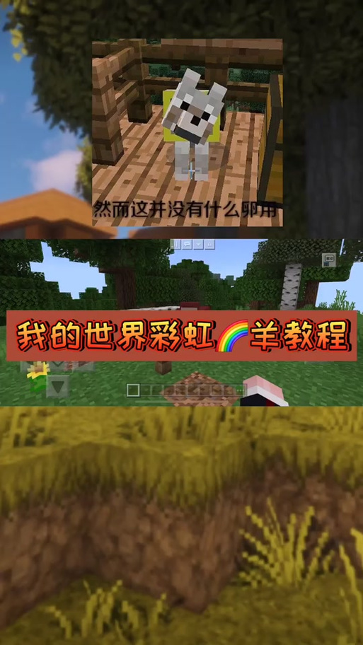 《我的世界》如何制作彩虹羊?