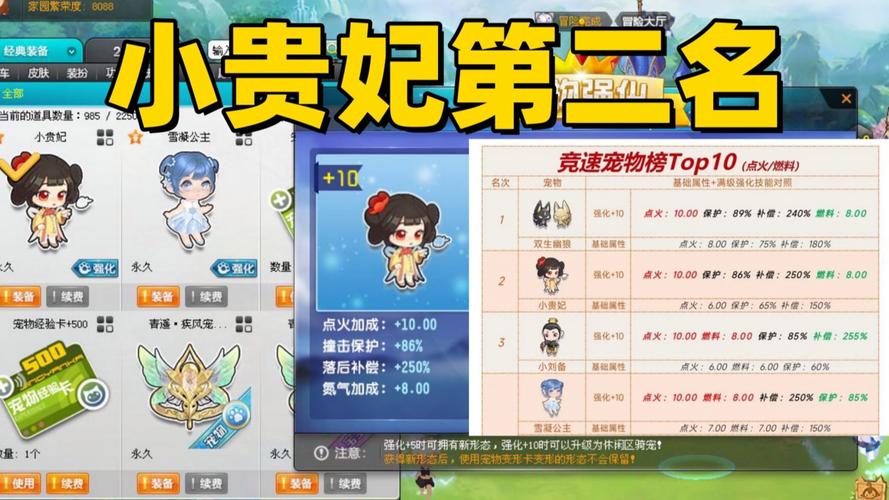 QQ飞车所有宠物的名字