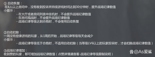 csol战场纪律较差怎么恢复