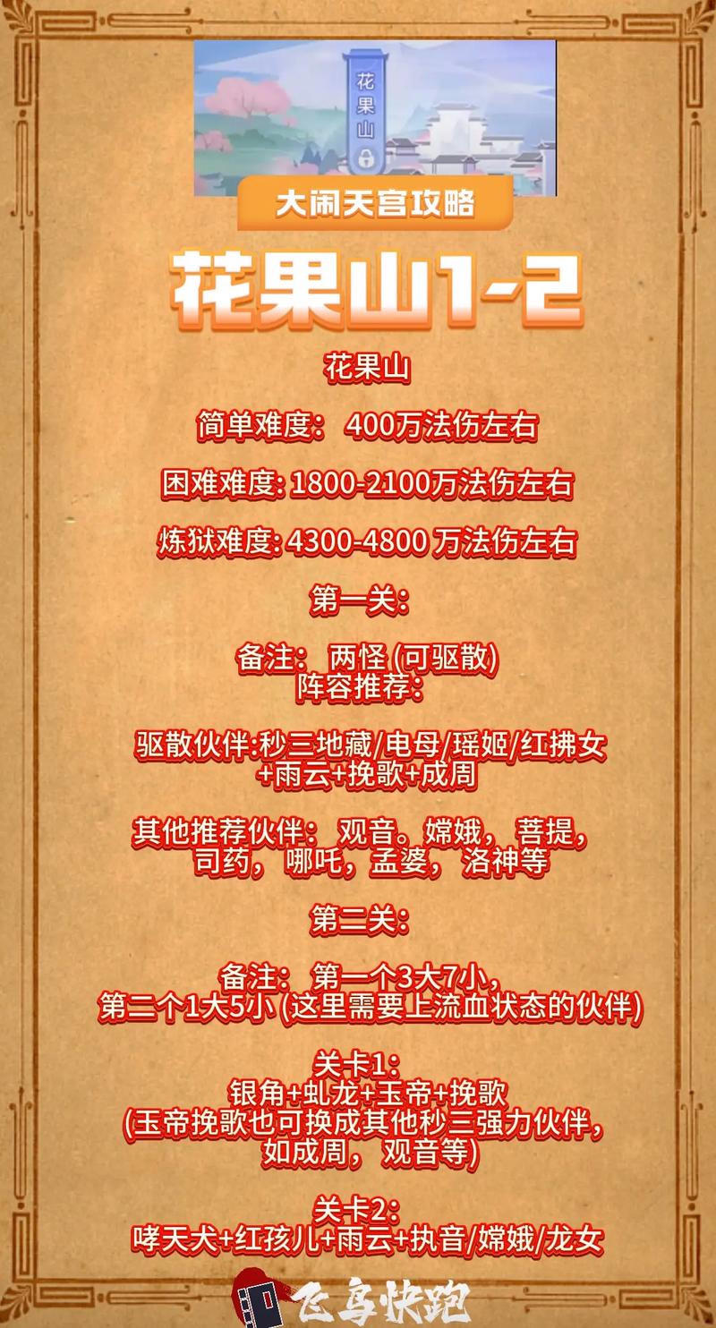 梦幻西游大闹天宫副本攻略
