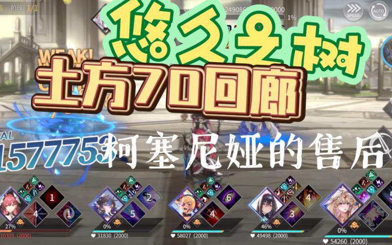 悠久之树虚数回廊平民通关阵容搭配攻略
