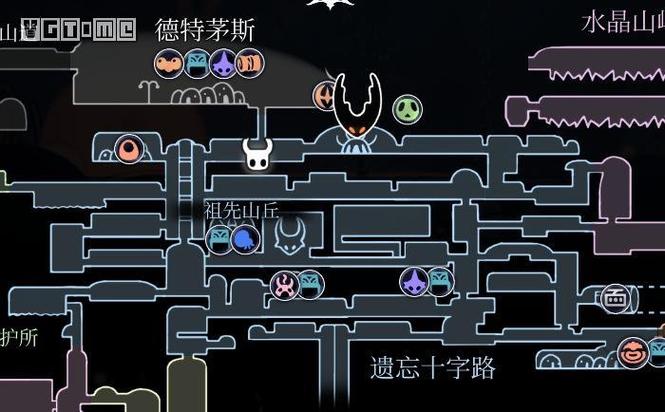 空洞骑士幼虫位置怎么显示
