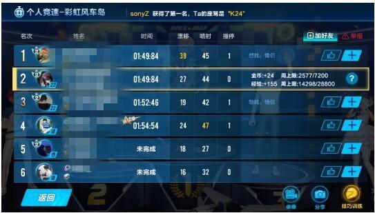 如何进入QQ飞车红人榜?