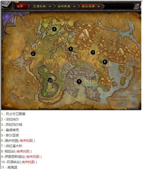 7.0破碎群岛世界boss刷新顺序