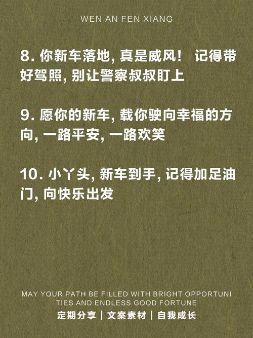 买车了有什么祝福的成语吗【优选105句】