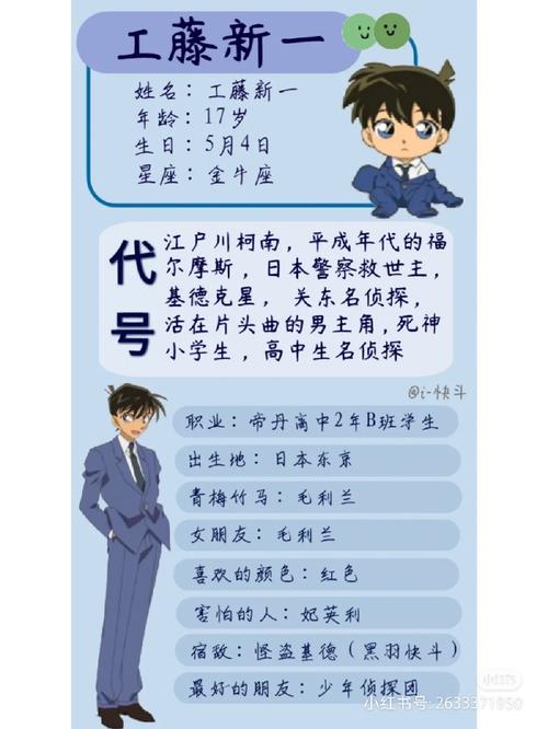 柯南所有人物的简介?