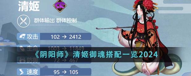 阴阳师清姬御魂搭配推荐?如何选择最佳御魂?